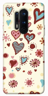 Чехол на OnePlus 8 Pro Pretty hearts фото 1 из 1