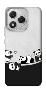 Чохол на Honor 400 Lite Four pandas фото 1 з 1