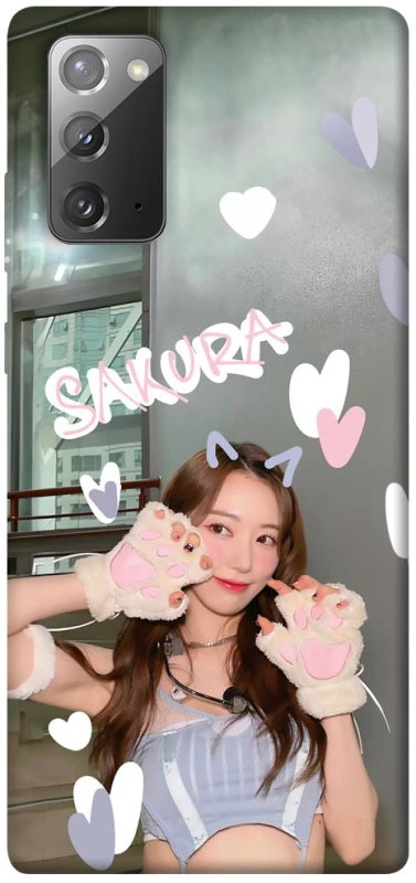 Чохол на Samsung Galaxy Note 20 Sakura - LE SSERAFIM фото 1 з 1