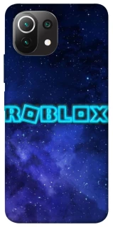 Чохол на Xiaomi Mi 11 Lite Roblox Space Logo Blue фото 1 з 1