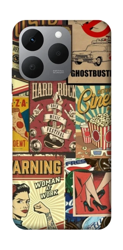 Чохол на Realme 15T Retro collage ver.2 фото 1 з 1