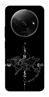 Чехол на Xiaomi Redmi A3 Travel Map фото 1 из 1