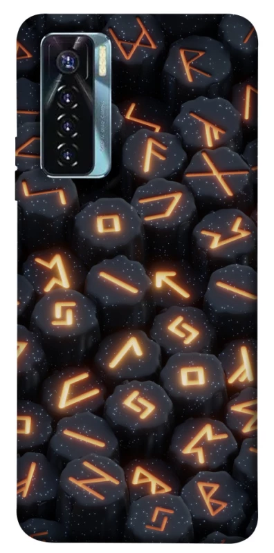 Чехол на TECNO Camon 17 Pro Огненые руны фото 1 из 1