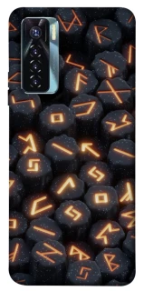 Чехол на TECNO Camon 17 Pro Огненые руны фото 1 из 1