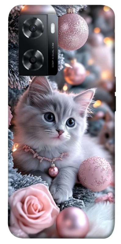Чехол на Oppo A57s Christmas Kitty фото 1 из 1