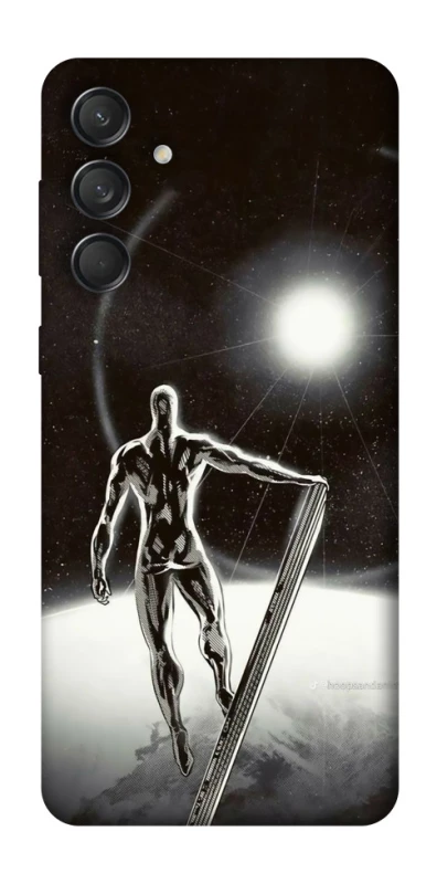 Чохол на Samsung Galaxy M55 Срібний серфер фото 1 з 1