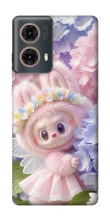 Чохол на Motorola Moto G85 Labubu & Flowers ver.1 фото 1 з 1