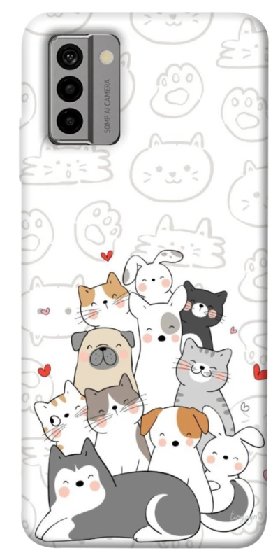 Чохол на Nokia G22 Funny Pets фото 1 з 1
