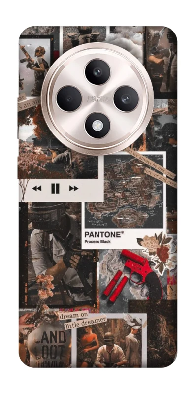 Чехол на Oppo Reno 12 F 4G/5G PUBG Collage фото 1 из 1