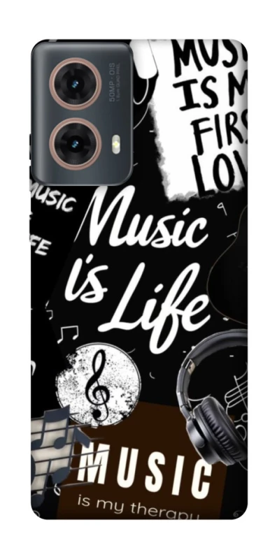 Чохол на Motorola Moto G85 Music is Life фото 1 з 1