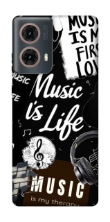 Чохол на Motorola Moto G85 Music is Life фото 1 з 1