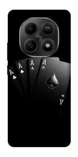 Чехол на Xiaomi Redmi Note 15 5G Black Cards фото 1 из 1