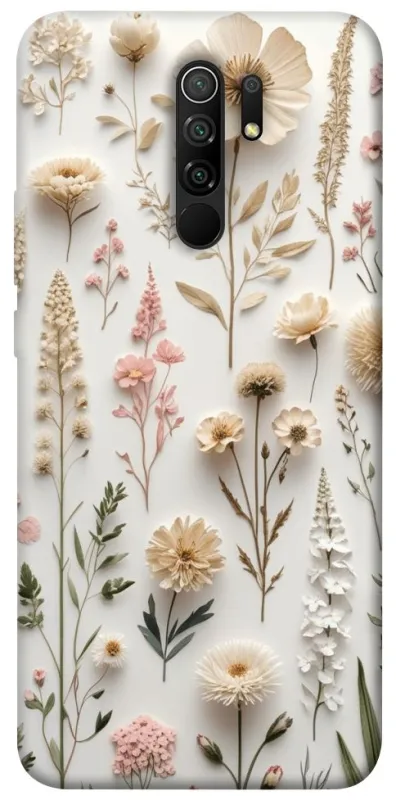 Чохол на Xiaomi Redmi 9 Floral design ver.1 фото 1 з 1