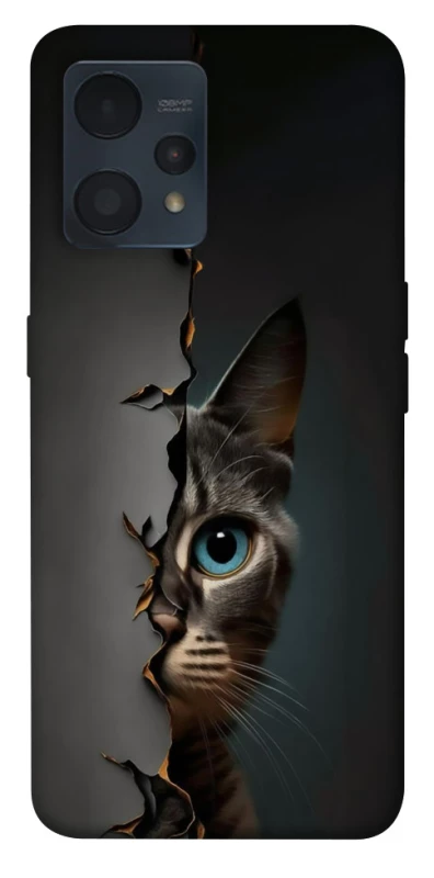 Чохол на Realme 9 4G / 9 Pro+ Кіт-підглядач v2 фото 1 з 1