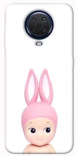 Чохол на Nokia G20 / G10 / 6.3 Minimal Bunny Peek фото 1 з 1