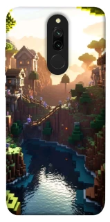 Чехол на Xiaomi Redmi 8 Minecraft sunset фото 1 из 1