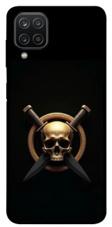 Чехол на Samsung Galaxy A12 Golden Skull фото 1 из 1