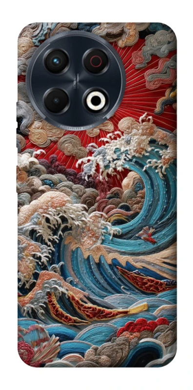 Чехол на TECNO Spark 30 Pro (KL7) Japa wave ver.2 фото 1 из 1