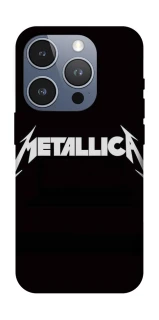 Чехол на Apple iPhone 16 Pro Metallica logo фото 1 Чехол на Apple iPhone 16 Pro Metallica logo фото 1 из 1