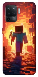Чохол на Oppo Reno 5 Lite Minecraft adventure фото 1 з 1