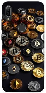 Чехол на Huawei Y6 (2019) Many coins фото 1 из 1