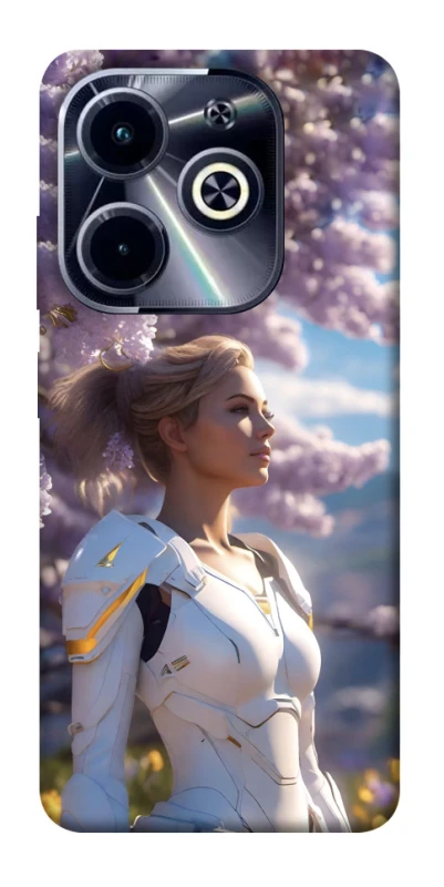 Чохол на Infinix Hot 40i Cyber space girl ver.1 фото 1 з 1