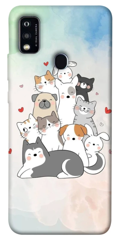 Чохол на ZTE Blade A51 Funny Pets ver.2 фото 1 з 1