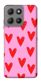 Чохол на Motorola Moto G15 Power Red hearts 2 фото 1 з 1