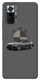 Чехол на Xiaomi Redmi Note 10 Pro BMW grey v2 фото 1 из 1