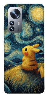 Чохол на Xiaomi 12 / 12X Pikachu and Van Gogh фото 1 з 1