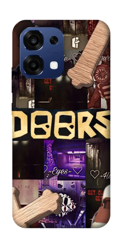 Чехол на Oppo A6 Pro 4G/5G Roblox doors dark mode фото 1 из 2