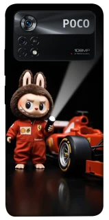 Чехол на Xiaomi Poco X4 Pro 5G F-1 Labubu фото 1 из 1