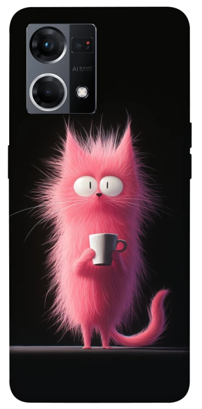 Чехол на Oppo Reno 7 4G Розовый котёнок фото 1 из 1