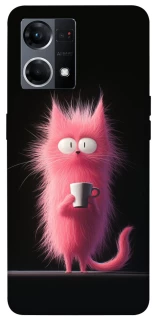 Чехол на Oppo Reno 7 4G Розовый котёнок фото 1 из 1