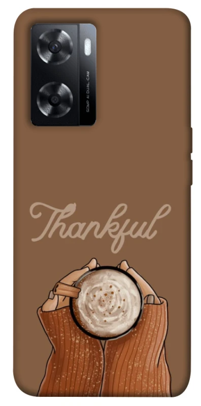 Чехол на Oppo A57s Thankful coffee фото 1 из 1