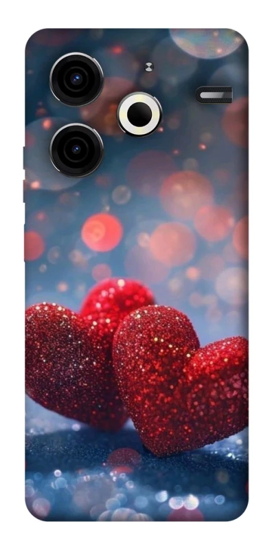 Чохол на TECNO Pova 6 Neo (LI6) Red hearts фото 1 з 1