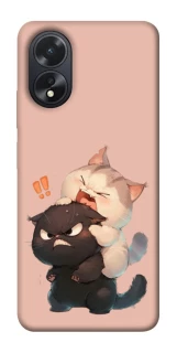 Чохол на Oppo A38 Сat and cat фото 1 з 1