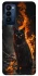 Чехол на TECNO Camon 18 Огненный кот фото 1 из 1