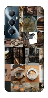 Чохол на Realme C65 4G Coffee collage ver.3 фото 1 з 1