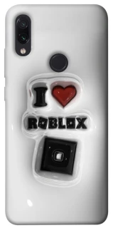Чохол на Xiaomi Redmi Note 7 / Note 7 Pro / Note 7s I love Roblox фото 1 з 1