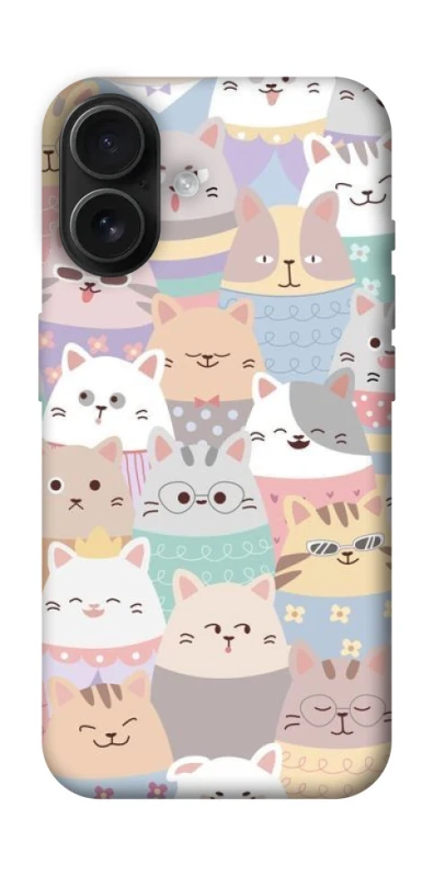 Чохол на Apple iPhone 16 Funny Kittens ver.2 фото 1 з 1