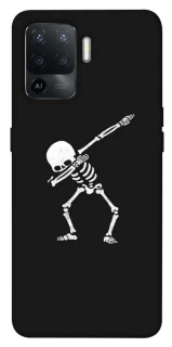 Чехол на Oppo Reno 5 Lite Halloween skeleton фото 1 из 1