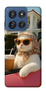 Чехол на Motorola Edge 60 Stylus Stylish Cat Cruise фото 1 Чехол на Motorola Edge 60 Stylus Stylish Cat Cruise фото 1 из 1
