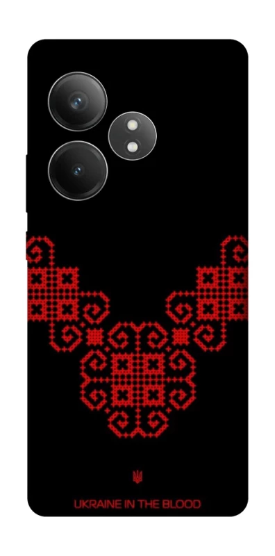 Чохол на Realme GT Neo 6 Чорно-червона вишиванка фото 1 з 1