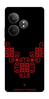 Чохол на Realme GT Neo 6 Чорно-червона вишиванка фото 1 з 1