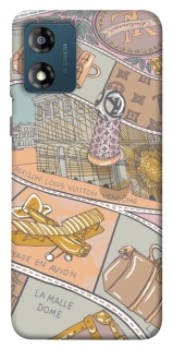 Чехол на Motorola Moto E13 Fashion collage ver.2 фото 1 из 1