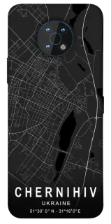 Чехол на Nokia G50 Chernihiv map фото 1 из 1