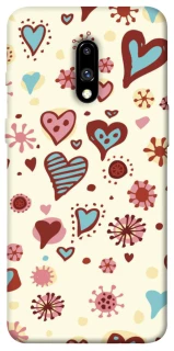 Чехол на OnePlus 7 Pretty hearts фото 1 из 1