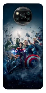 Чехол на Xiaomi Poco X3 NFC / Poco X3 Pro Marvel heroes фото 1 Чехол на Xiaomi Poco X3 NFC / Poco X3 Pro Marvel heroes фото 1 из 1