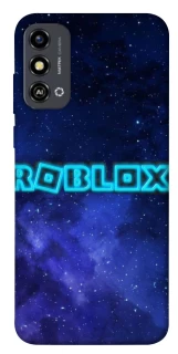 Чехол на ZTE Blade A53 Roblox Space Logo Blue фото 1 из 1